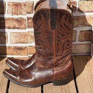 Brown Leather Old Gringo  Cowboy Boots